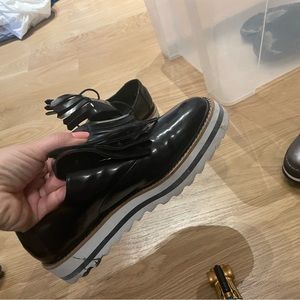 Zara black platform
